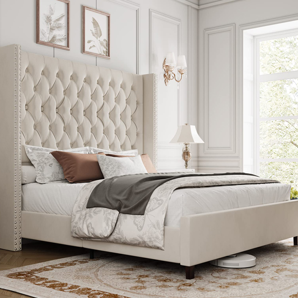 60 inch(Floor to top of Headboard, Split Headboard)