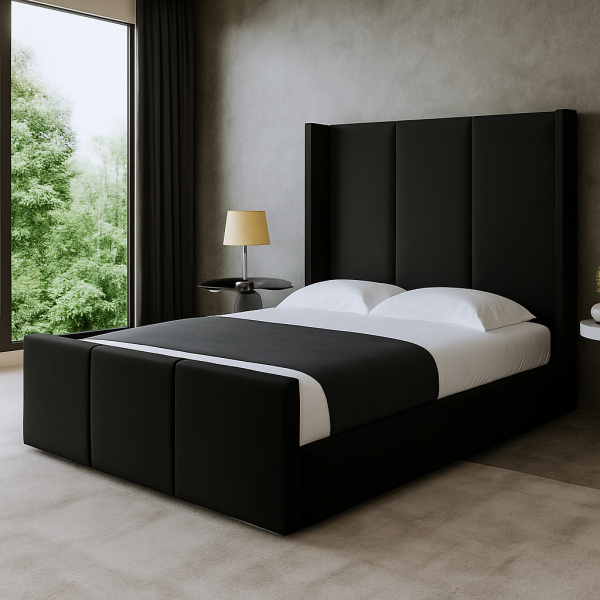 Joyce Wingback Bedframe Choose Your Base Height