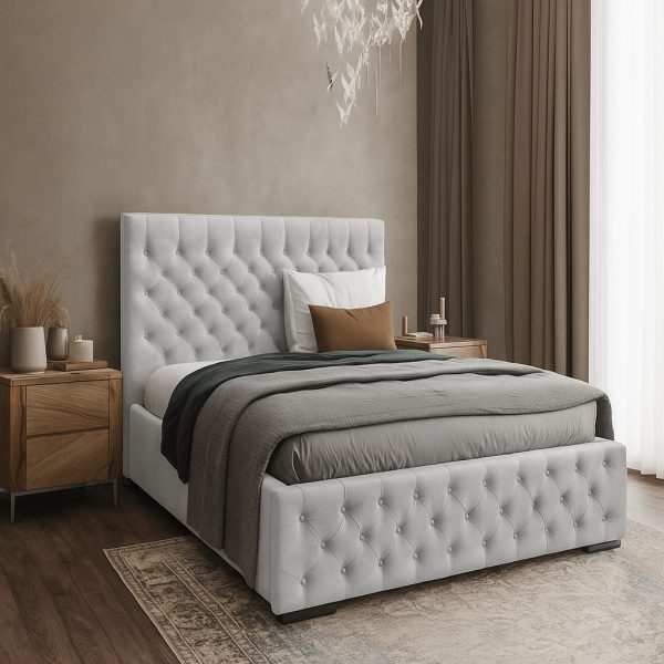 Edith Chesterfield Storage Bed Frame