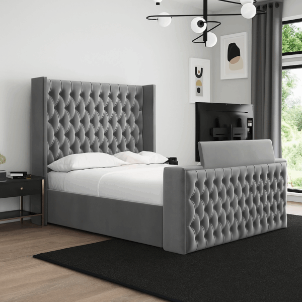 Gainford Wingback TV Bed Frame
