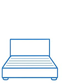 45inch(Floor to top of Headboard)