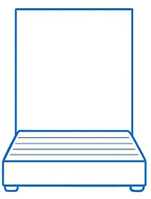 70inch(Floor to top of Headboard)