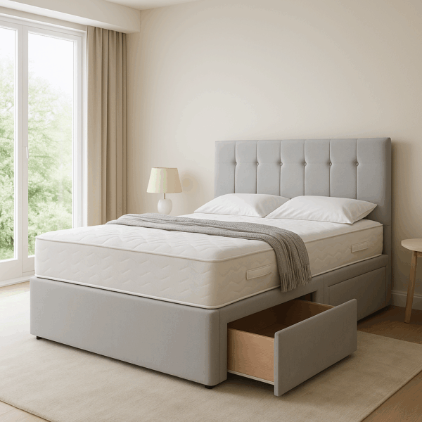River Panelled Divan Bed Frame