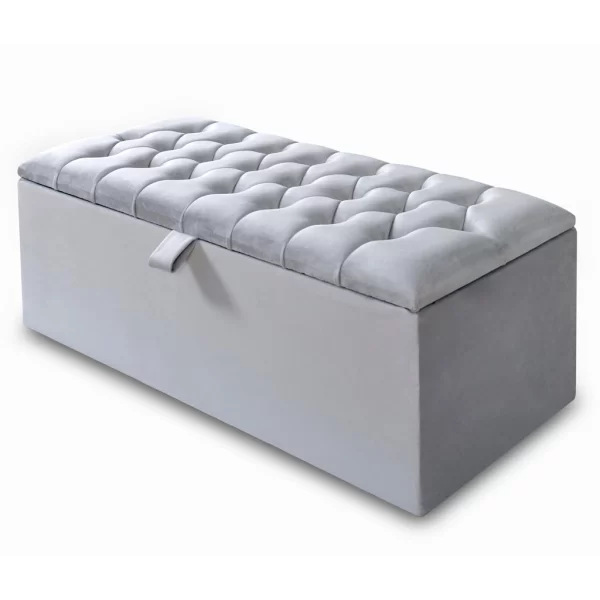 Luxury Upholstered Ottoman Storage Box